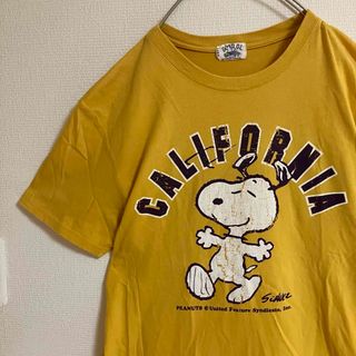 スヌーピーSNOOPY海外アニメキャラクターTシャツピーナッツTEE半袖tシャツ(Tシャツ/カットソー(半袖/袖なし))