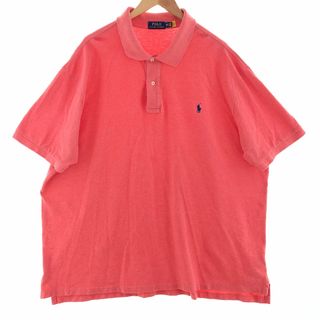 ラルフローレン(Ralph Lauren)の古着 ビッグサイズ ラルフローレン Ralph Lauren POLO RALPH LAUREN 半袖 ポロシャツ メンズXXXL /eaa381672(ポロシャツ)