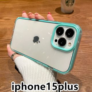 iphone15plusケース カーバーおしゃれ ブルー 7