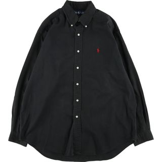 ラルフローレン(Ralph Lauren)の古着 ラルフローレン POLO by Ralph Lauren BLAKE 長袖 ボタンダウンシャツ メンズXL /eaa450446(シャツ)