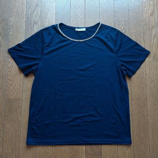 Tシャツ　紺(Tシャツ(半袖/袖なし))
