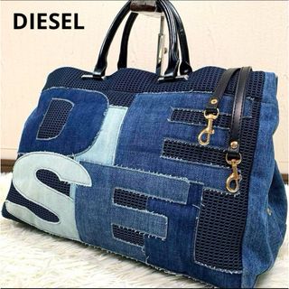 ディーゼル(DIESEL)のB827ディーゼル【2way⚫︎ハンドバッグ/ショルダーバッグ】デニム デカロゴ(ショルダーバッグ)