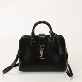 サンローラン(Saint Laurent)の新品同様 サンローラン パリ YSL ベイビー カバス 568853 レザー 2WAY ショルダーバッグ 斜め掛け ハンド レディース AAT 0621-1A4(ショルダーバッグ)