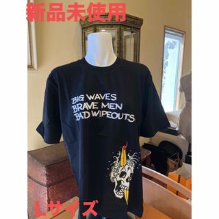 Ed Hardy - 新品未使用エドハーディ❤️英字ドクロ　Tシャツ　黒