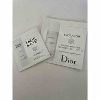 ディオール(Dior)のDIOR SNOW UVシールド＋化粧水　サンプル(化粧下地)