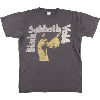 古着 Bay island Black Sabbath ブラックサバス バンドTシャツ バンT メンズL /eaa452885(Tシャツ/カットソー(半袖/袖なし))