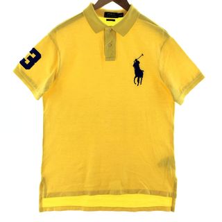 ラルフローレン(Ralph Lauren)の古着 ラルフローレン Ralph Lauren POLO RALPH LAUREN CUSTOM FIT ビッグポニー 半袖 ポロシャツ メンズL /eaa381247(ポロシャツ)