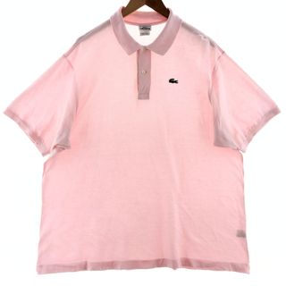 ラコステ(LACOSTE)の古着 ラコステ LACOSTE フランス企画 半袖 ポロシャツ 9 メンズXXL /eaa381490(ポロシャツ)