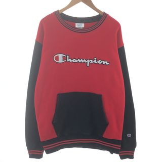 チャンピオン(Champion)の古着 チャンピオン Champion リバースウィーブ 復刻 単色タグ ロゴスウェットシャツ トレーナー メンズXXL /eaa392414(スウェット)