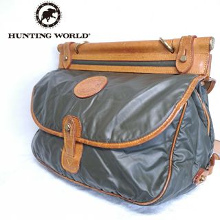 HUNTING WORLD - 【希少】HUNTING WORLD 2WAY ショルダーバッグ バチュークロス