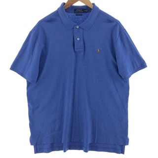 ラルフローレン(Ralph Lauren)の古着 ラルフローレン Ralph Lauren POLO RALPH LAUREN PIMA SOFT TOUCH 半袖 ポロシャツ メンズXL /eaa381677(ポロシャツ)