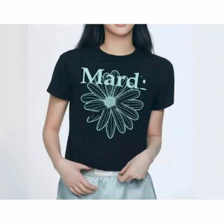 Mardi Mercredi Tシャツ マルディメクルディ半袖 ブラックブルー(Tシャツ(半袖/袖なし))