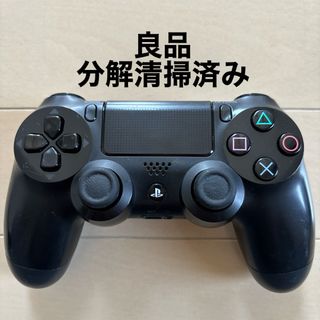 プレイステーション4(PlayStation4)の良品 SONY PS4 純正 コントローラー DUALSHOCK4 ブラック(家庭用ゲーム機本体)