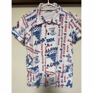 ヒステリックグラマー(HYSTERIC GLAMOUR)の【初期90s】HYSTERIC GLAMOUR パイル生地 総柄 うさぎ 半袖(シャツ/ブラウス(半袖/袖なし))