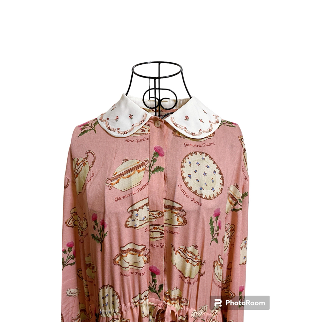 JaneMarple - ジェーンマープル Tea for two embroideryカラー JaneMarple - ジェーンマープル Tea for two embroideryカラー