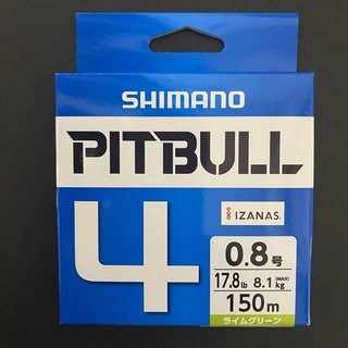 シマノ(SHIMANO)のシマノ PEライン ピットブル 0.8号 150m 17.8lb 8.1kg(釣り糸/ライン)