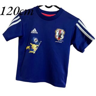 adidasピカチュウJFA サッカー日本代表　コラボ　120センチ(Tシャツ/カットソー)