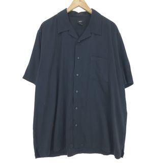 古着 MOSSIMO オープンカラー 半袖 レーヨンシャツ メンズL /eaa452237(シャツ)