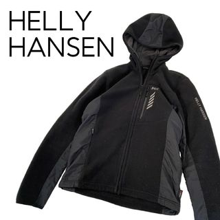 ヘリーハンセン(HELLY HANSEN)の【HELLY HANSEN】フリース フードジャケット  ブラック／黒 Ｍ(ブルゾン)