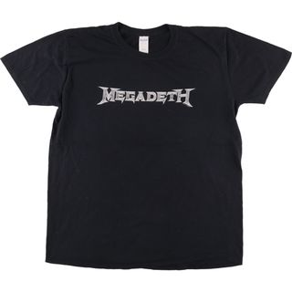 古着 ギルダン GILDAN MEGADETH メガデス バンドTシャツ バンT メンズXL /eaa453900(Tシャツ/カットソー(半袖/袖なし))