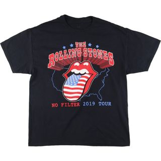 古着 THE ROLLING STONES ザローリングストーンズ バンドTシャツ バンT メンズL /eaa453910(Tシャツ/カットソー(半袖/袖なし))