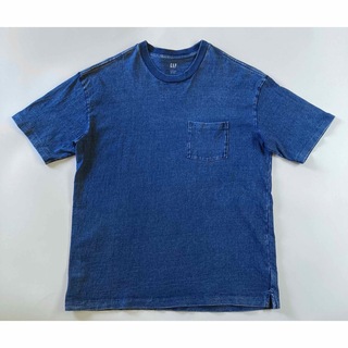 ギャップ(GAP)のGAP 半袖ポケットTシャツ L インディゴ(Tシャツ/カットソー(半袖/袖なし))