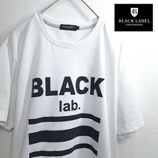 ブラックレーベルクレストブリッジ(BLACK LABEL CRESTBRIDGE)のBLACKLABEL CRESTBRIDGE 半袖 Tシャツ ホワイト M(Tシャツ/カットソー(半袖/袖なし))