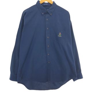 ラルフローレン(Ralph Lauren)の古着 90年代 ラルフローレン Ralph Lauren CHAPS チャップス 長袖 ボタンダウンシャツ メンズXL ヴィンテージ /eaa450448(シャツ)