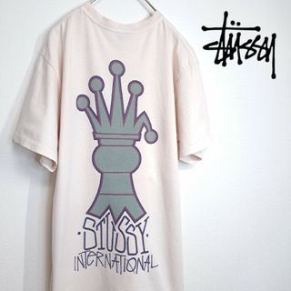 STUSSY - 【希少】STUSSY 『折れクラウン』 半袖 Tシャツ 古着 S