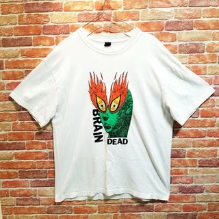 ブレインデット(BRAIN DEAD)の【サイズM】古着　ブレインデッド　Tシャツ　BRAIN DEAD(Tシャツ/カットソー(半袖/袖なし))