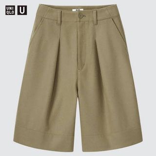 ユニクロ(UNIQLO)のユニクロ　ウールブレンドジャージータックショートパンツ　(ショートパンツ)