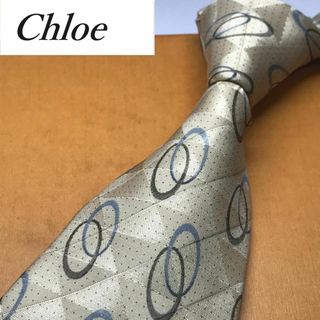 Chloe - 美品★ Chloe クロエ ★  ブランド ネクタイ  シルク 日本製 微光沢