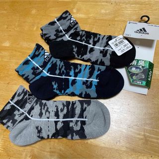 adidas - adidas 靴下　3足セット　サイズ23〜25㎝