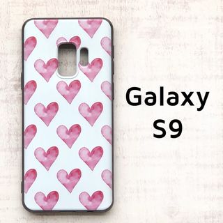 Galaxy S9 レッド ハート ソフトケース カバー(Androidケース)