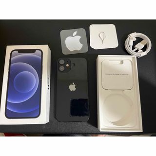 アイフォーン(iPhone)のiPhone 12 mini ブラック 128 GB(スマートフォン本体)