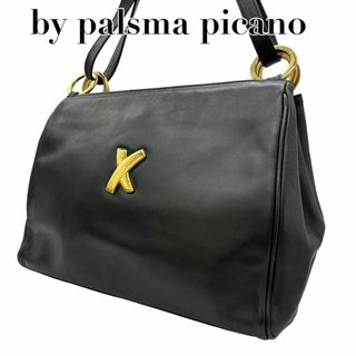 Paloma Picasso - 美品　パロマピカソ　s22 レザー　ショルダーバッグ　斜め掛け　黒　ロゴ金具