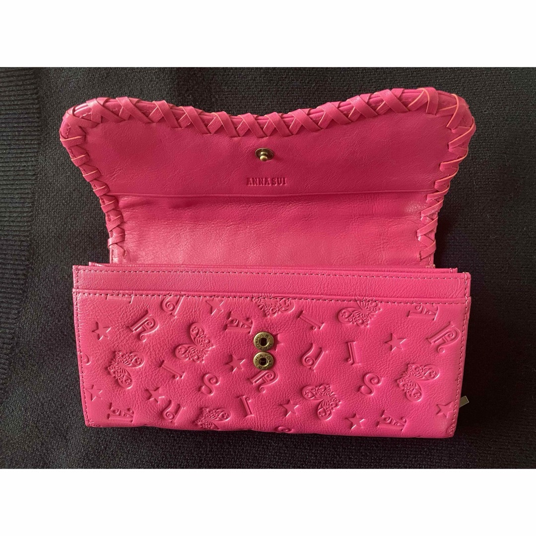 ANNA SUI - アナスイ 長財布 ベロニカ かぶせ長財布 L ANNA SUI ANNA SUI - アナスイ 長財布 ベロニカ かぶせ長財布 L ANNA SUI
