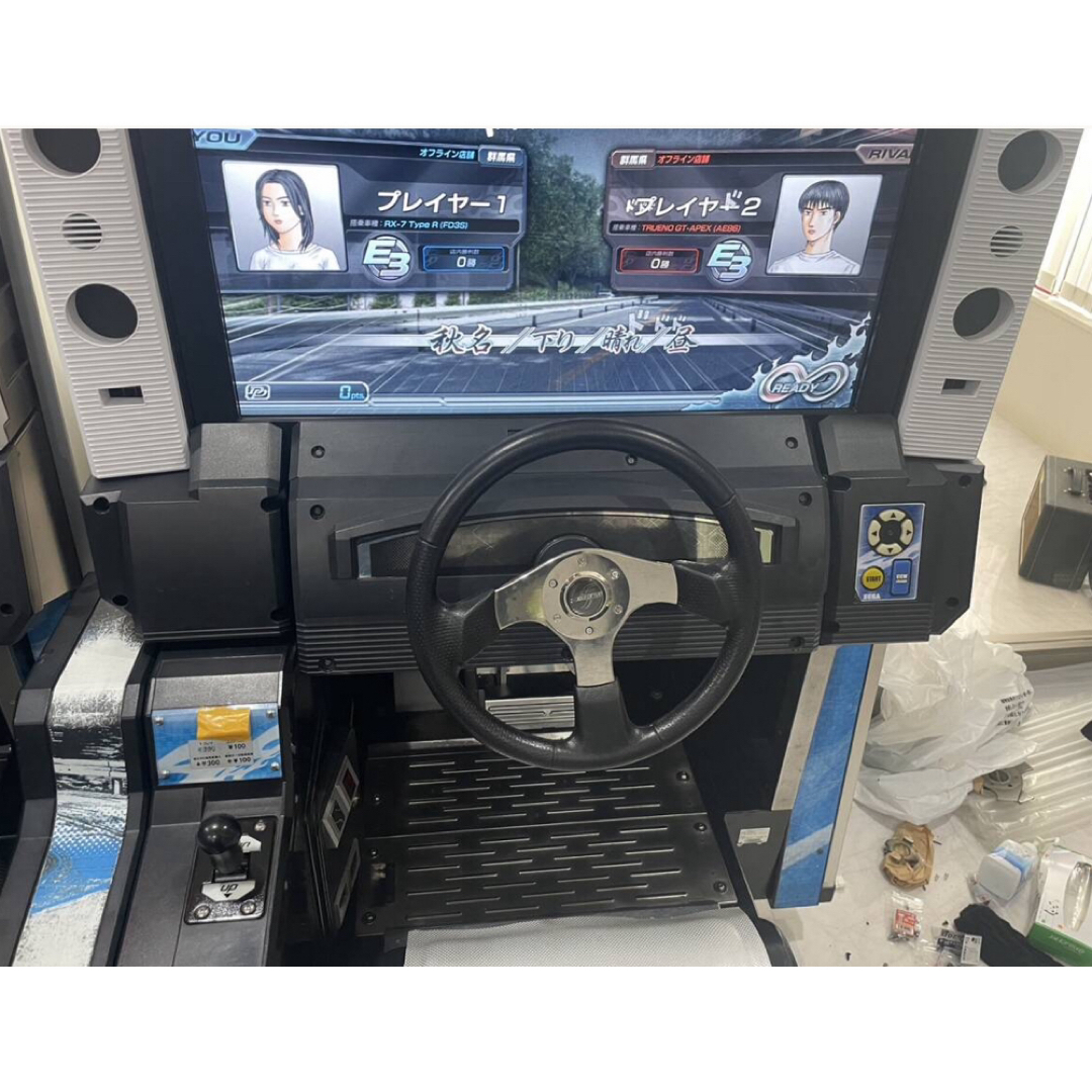 SEGA 頭文字D8インフィニティー筐体2台セットサーバー付 状態 SEGA 頭文字D8インフィニティー筐体2台セットサーバー付 状態