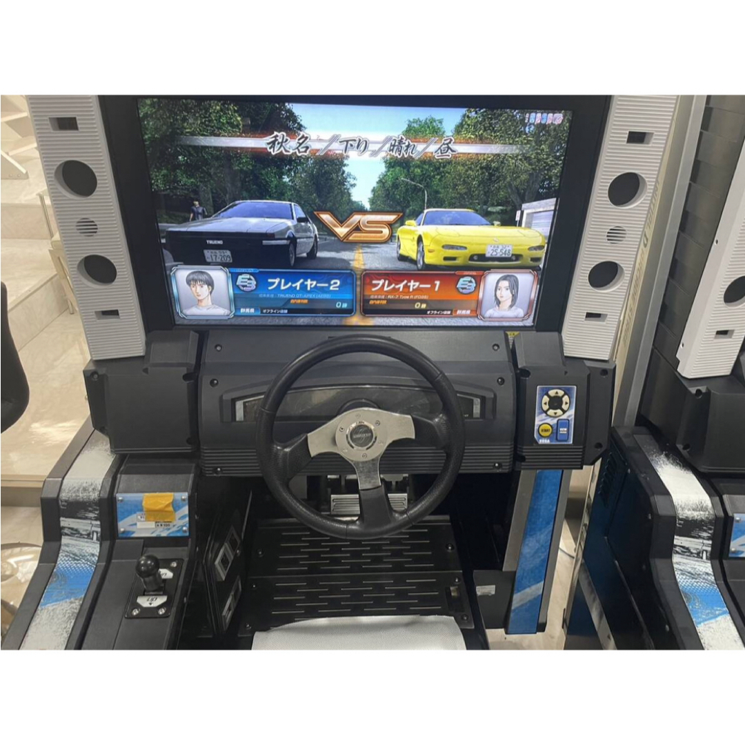 SEGA 頭文字D8インフィニティー筐体2台セットサーバー付 状態 SEGA 頭文字D8インフィニティー筐体2台セットサーバー付 状態