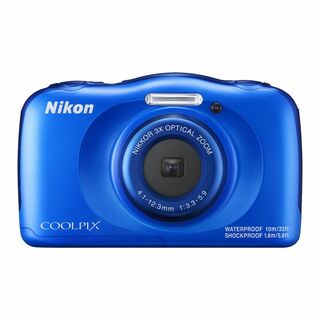 【色: ブルー】Nikon デジタルカメラ COOLPIX W100 防水 W1(コンパクトデジタルカメラ)