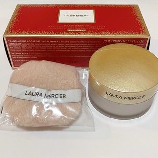 ローラメルシエ(laura mercier)のローラメルシエ　トランスルーセントルースセッティングパウダーアンドパフ(フェイスパウダー)