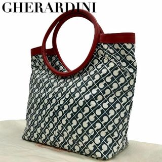 ゲラルディーニ(GHERARDINI)の美品　ゲラルディーニ　s22 モノグラム　ソフティ　ハンドバッグ　リングハンドル(ハンドバッグ)