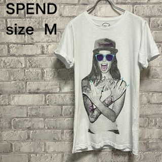 【SPEND】スペンド Tシャツ Mサイズ お洒落 カッコイイ(Tシャツ/カットソー(半袖/袖なし))