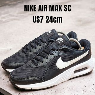 ナイキ(NIKE)のNIKE ナイキ AIR MAX SC エアマックス 24cm ブラック(スニーカー)