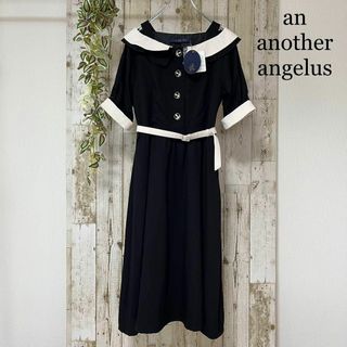 新品タグ付 an another angelus オフショルバイカラーワンピース