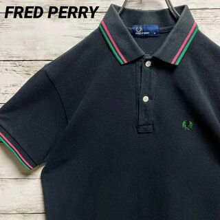 フレッドペリー(FRED PERRY)のa86【即完売モデル】フレッドペリー　刺繍ロゴ　鹿の子　人気モデル　ポロシャツ(ポロシャツ)