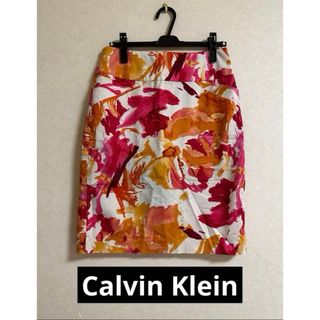 Calvin Klein - 【アメリカ購入品】Calvin Klein 華やかスカート