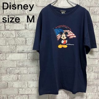 ディズニー(Disney)の【Disney】ディズニー Tシャツ Mサイズ ビンテージ お洒落 ミッキー(Tシャツ/カットソー(半袖/袖なし))