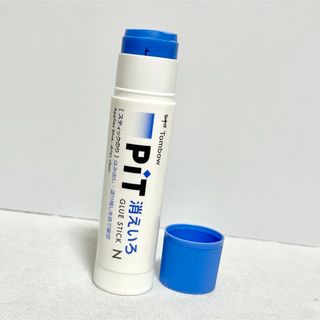 トンボエンピツ(トンボ鉛筆)のトンボ鉛筆 スティックのり 消えいろPiT 文房具 青(その他)