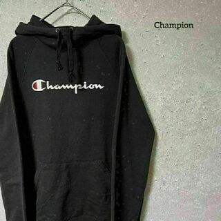 Champion - Champion チャンピオン パーカー プルオーバー プリントロゴ 刺繍 XL